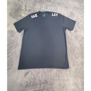 Oakley Custom Fit T Shirt Size 2XL Black Gorpcore Logo C13-19